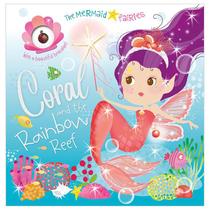 Coral And The Rainbow Reef - Mermaid-Themed Story Book With An Ocean Charm Bracelet - Make Believe