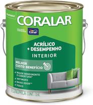 Coral Coralar - Tinta Acrílica Acabamento Fosco, 3.6 L