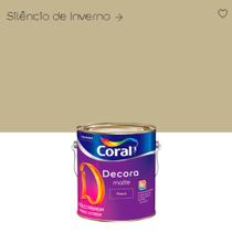 Coral Decora Matte tinta acrílica fosca cor Silêncio de Inverno 3,2L Coral Decora Matte tinta acrílica fosca cor Silêncio de Inverno 3,2L