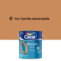 Coral Decora Seda tinta acrílica acetinada cor Calcita Alaranjada 3,2L