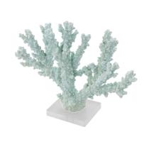 Coral Decorativo Verde agua c Base Transparente