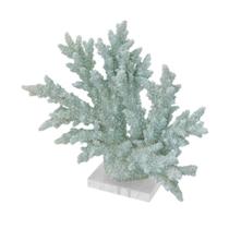 Coral Decorativo Verde c Base Belissimo