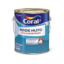 Coral Rende Muito Fosca Standard Tinta Concentrada 3,6l