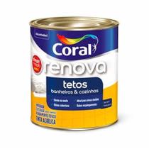 Coral renova tetos branco 900ml - chega de mofo Coral renova tetos branco 900ml - chega de mofo