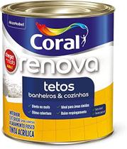 Coral renova tetos , coz e banh. direto no mofo branco 900ml