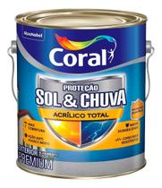 Coral Sol E Chuva Acrílico Total 3,2l Branco Chantilly Coral Sol E Chuva Acrílico Total 3,2l Branco Chantilly