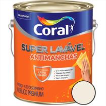 Coral Super Lavavel Antimanchas Acrilico Branco Neve 3,6L