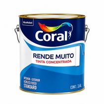 Coral Tinta Acrílica Branca Fosco Standard 3,6L Rende Muito Coral Tinta Acrílica Branca Fosco Standard 3,6L Rende Muito
