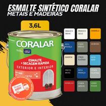 Coralar Esmalte + Seca Rápida Branco 3,6 L 5202803 Coral
