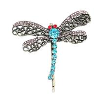 Coraline Cristal Libélula Grampo De Cabelo Broche Bonito Animal Hairpin Jóias Para Meninas Presentes