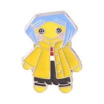 Coraline Verde Vendo Pedra Colar Chave Preta Pingente Para Fãs De Filmes Cosplay Adereços Jóias