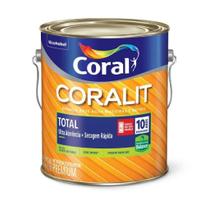 Coralit total coral - 3,6 litros - branco brilhante