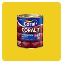 Coralit Ultra Resistência Alto Brilho Amarelo 0,900mL Coral