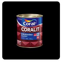 Coralit Ultra Resistência Fosco Preto 0,900mL Coral Coralit Ultra Resistência Fosco Preto 0,900mL Coral