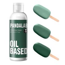Corante alimentício Pandalab Christmas à base de óleo verde 80ml Corante alimentício Pandalab Christmas à base de óleo verde 80ml