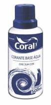 Corante Base Água Coral Laranja 12 Unidades de 50ml Cada