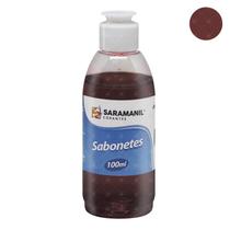 Corante Cosmetico Sabonete Saramanil Chocolate 100Ml