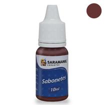 Corante Cosmetico Sabonete Saramanil Chocolate 10Ml