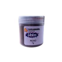 Corante de Vela Roxo 7g Pó Saramanil Anilina A Óleo Tingimento Parafinas barra lentilha gel ceras pote Corante de Vela Roxo 7g Pó Saramanil Anilina A Óleo Tingimento Parafinas barra lentilha gel ceras pote