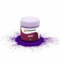 Corante de Vela Violeta Fluorescente 7g Pó Saramanil Anilina A Óleo Tingimento Parafinas barra lentilha gel ceras pote Corante de Vela Violeta Fluorescente 7g Pó Saramanil Anilina A Óleo Tingimento Parafinas barra lentilha gel ceras pote