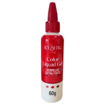 Corante em Gel Vermelho Morango Iceberg Chef 60g