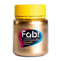 Corante em Pó Dourado Para decoração Fab 20 gramas Corante em Pó Dourado Para decoração Fab 20 gramas