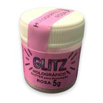 Corante Em Pó Holográfico Glitter Brilho Decoração Rosa