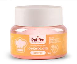 Corante em Pó Lipossolúvel Candy Colors Laranja 30g Granchef