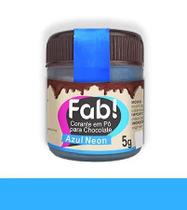 Corante Em Po P/ Choco Azul Neon 5g Fab