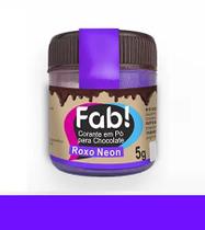 Corante Em Po P/ Choco Roxo Neon 5g Fab