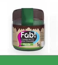 Corante Em Po P/ Choco Verde 5g Fab