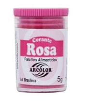 Corante em Pó Rosa 5g - Arcolor