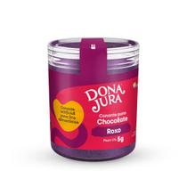 Corante em pó Roxo Para Chocolate 5g Dona Jura Corante em pó Roxo Para Chocolate 5g Dona Jura