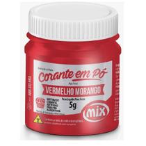 Corante Em Pó Vermelho Morango 5G Mix