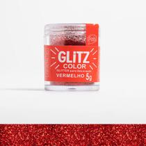 Corante glitter Glitz Fab Brilho Para Decoracao Vermelho