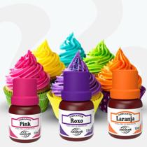 Corante Líquido 12 Unidades 10 Mls Atacado - Escolha A Cor Corante Líquido 12 Unidades 10 Mls Atacado - Escolha A Cor