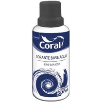 Corante Líquido à Base de Água 50ml Preto - 5202602 - CORAL Corante Líquido à Base de Água 50ml Preto - 5202602 - CORAL