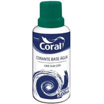 Corante Líquido à Base de Água 50ml Verde - 5202608 - CORAL