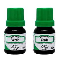 Corante Líquido Alimentício Comestível Anilina (2u) Verde