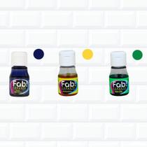 Corante Liquido Alimentício Confeitar Kit 3 Un Decoração Fab