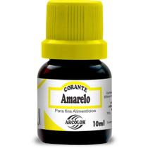 Corante Líquido Amarelo 10ML CX com 12 Corante Líquido Amarelo 10ML CX com 12