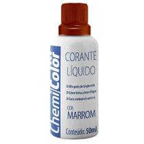 Corante Líquido Marrom 50ml - 680471 - CHEMICOLOR