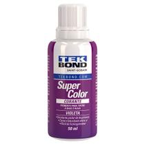 Corante Liquido p/ Tintas Super Color Violeta 50ml Tek Bond