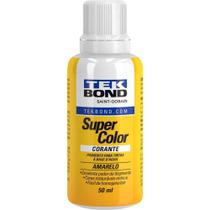 Corante Líquido Para Tinta a Base D'água, Amarelo, 50 ml, Tekbond