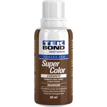 Corante Líquido Para Tinta a Base D'água, Marrom, 50 ml, Tekbond