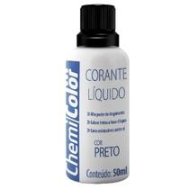 Corante Líquido Preto 50ml - 680473 - CHEMICOLOR