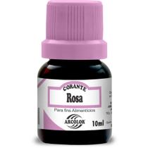Corante Liquido Rosa 10ML. Corante Liquido Rosa 10ML.