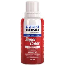 Corante Líquido Super Color Vermelho de 50ml - 23001007100 - TEKBOND