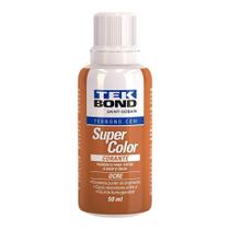 Corante Líquido Tekbond Ocre 50ml - Embalagem com 12 Unidades