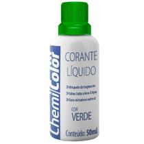 Corante Líquido Verde 50ml - 680474 - CHEMICOLOR